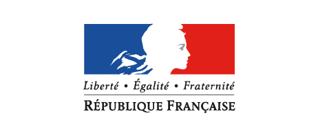 Logo de la République Française.